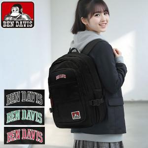 最大46%★3/18限定 ベンデイビス リュック メンズ レディース 大容量 シンプル 黒 BEN DAVIS おしゃれ PC 15インチ B4 A4 32L 軽量 ブランド 赤ロゴ BDW-8301CL