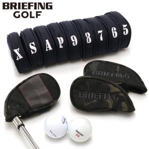 日本正規品 ブリーフィング ゴルフ ヘッドカバー BRIEFING GOLF SEPARATE IRON COVER 1000D クラブカバー アイアンカバー 9個 BRG231G22