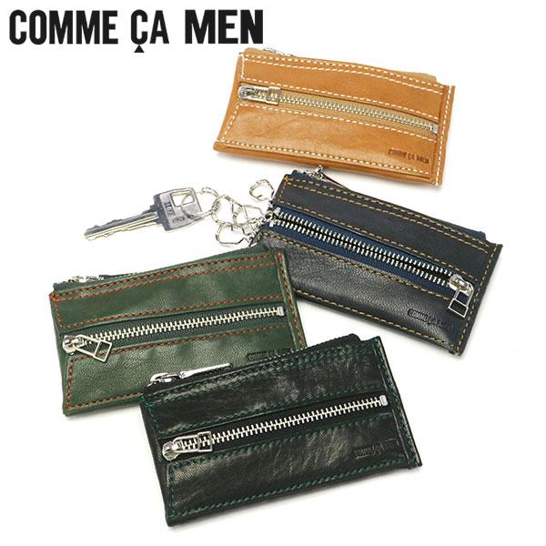 最大50%★4/15限定 コムサメン キーケース メンズ 革 小銭入れ COMME CA MEN 本...