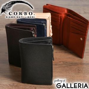 最大41%★5/12限定 選べるWノベルティ コルボ CORBO 財布 二つ折り財布 GOAT ゴート レザー メンズ corbo. 1LJ-1303