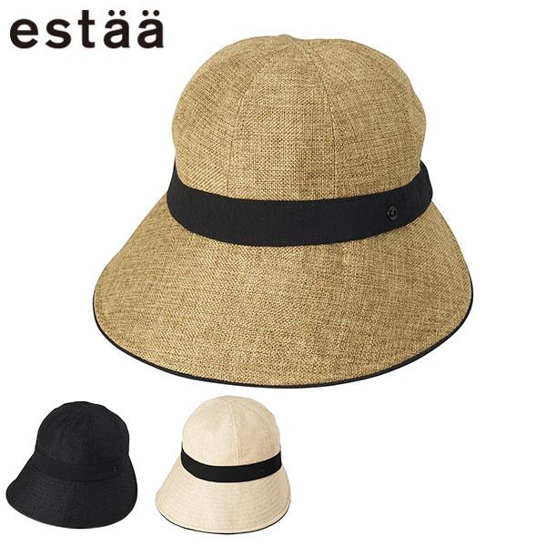 最大42%★9/5限定 エスタ ハット レディース estaa ムーンバット 帽子 UV 涼しい ブ...