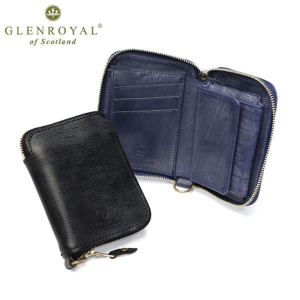 最大51%★8/9迄 正規品3カ月保証 グレンロイヤル 財布 二つ折 ミニ 本革 GLENROYAL...