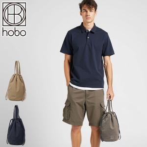 セール35%OFF ホーボー 巾着バッグ メンズ レディース hobo 巾着 ポーチ バッグ 小さめ 手持ち ミニバッグ マチ付き おしゃれ 帆布 12L 日本製 HB-BG4516