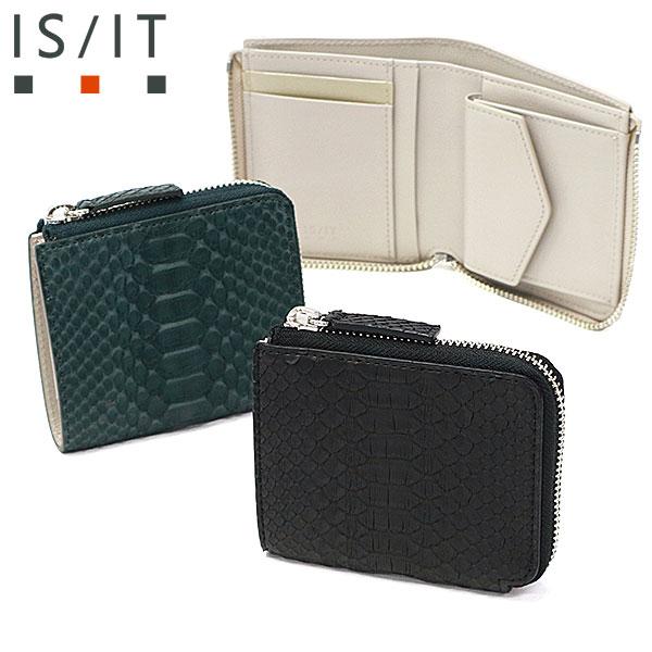 最大51%★11/13限定 IS/IT 二つ折り財布 メンズ 本革 ミニ イズイット 財布 コンパク...