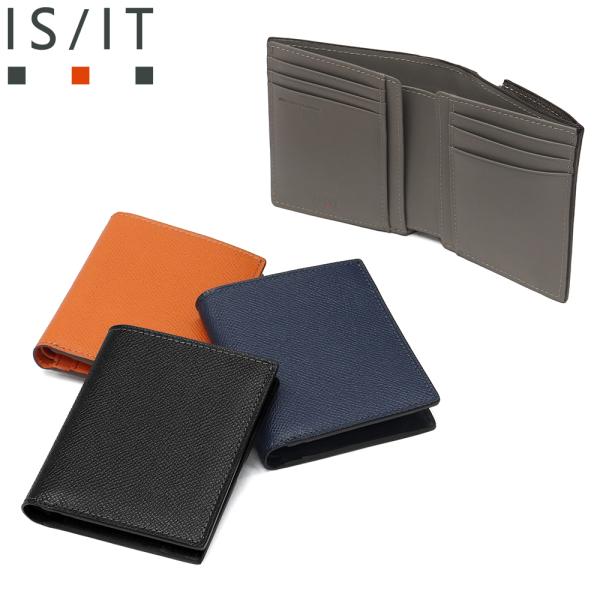 最大51%★3/13迄 IS/IT 二つ折り財布 メンズ レディース 札 小銭 ブランド 財布 イズ...