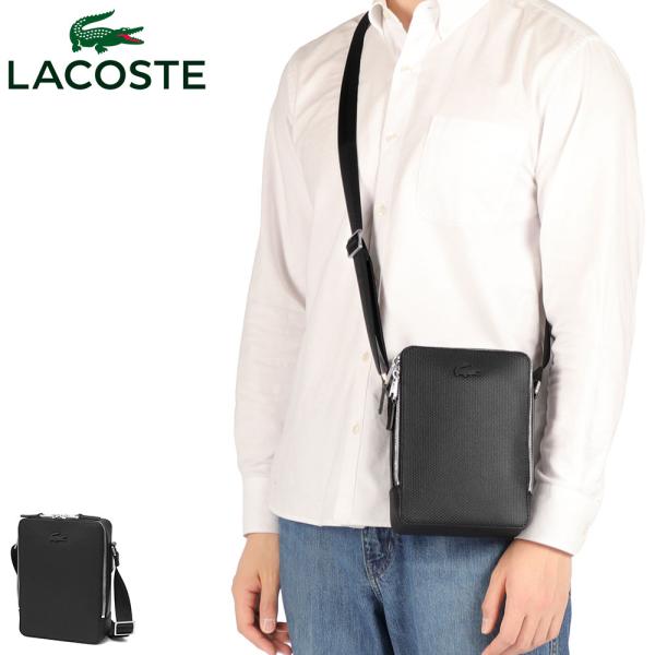 最大51%★5/13限定 ラコステ ショルダーバッグ 斜めがけバッグ 小さめ LACOSTE ミニ ...