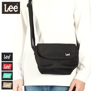最大44%★4/19迄 Lee ショルダーバッグ メンズ レディース 斜めがけバッグ ブランド リー バッグ ショルダー 小さめ 軽量 軽い 横型 横 黒 学生 320-3725 爆買
