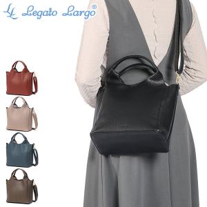 最大44%★6/1迄 レガートラルゴ トートバッグ レディース ファスナー付き ブランド Legato Largo 通勤 軽量 軽い 小さめ 合皮 2WAY レトロシボ LH-D1373