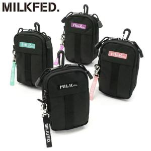 最大32%★4/29限定 ミルクフェド ポーチ MILKFED. ACTIVE MOLLE UTILITY POUCH ショルダーバッグ ミニショルダー バッグ 斜めがけ 2層 レディース 103224053006