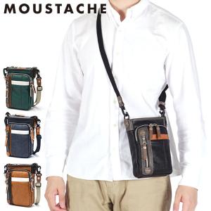 最大51%★6/29迄 ムスタッシュ ショルダーバッグ メンズ レディース 軽量 軽い MOUSTACHE バッグ 斜めがけ 小さい ブランド 2WAY ウエストポーチ YVQ-5962