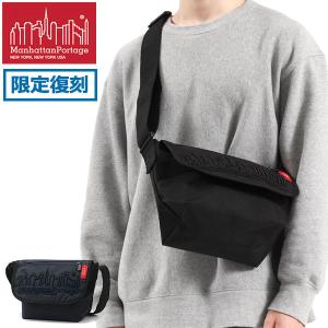 日本正規品 マンハッタンポーテージ ショルダーバッグ メンズ レディース Manhattan Portage 小さめ ナイロン 斜め掛け MP1605JR-3EMB18｜galleria-store