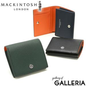 未使用 マッキントッシュロンドン ソフトレザー ハウスチェック 二つ折り財布 青 MACKINTOSH LONDON（マッキントッシュ ロンドン） 財布 「WEB限定
