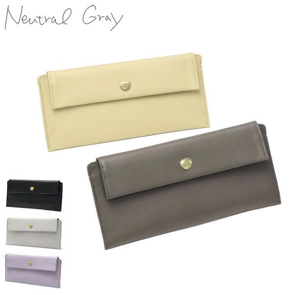 最大51%★土日限定 ニュートラルグレイ 財布 レディース Neutral Gray 長財布 本革 ...