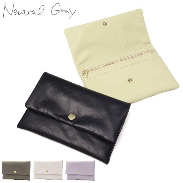 最大51%★土日限定 ニュートラルグレイ 財布 レディース Neutral Gray 長財布 本革 ...