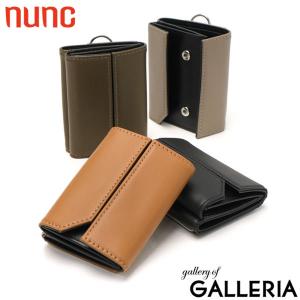 ヌンク 財布 nunc Double ダブル 三つ折り財布 三つ折り 折り財布 ミニ財布 小銭入れ カード入れ ミニ ウォレット 本革 レザー メンズ レディース NN211｜galleria-store