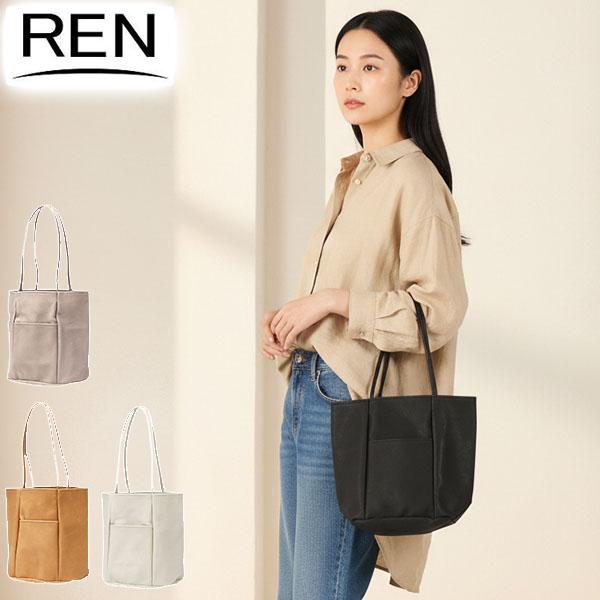 最大50%★11/5限定 REN トートバッグ レディース 小さめ レン バッグ 軽量 軽い 革 本...