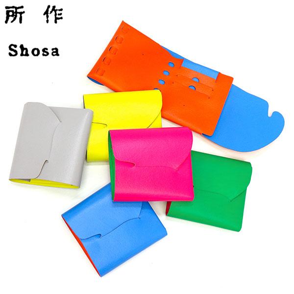 最大50%★10/26迄 所作 財布 メンズ レディース Shosa ショサ 三つ折り財布 コンパク...