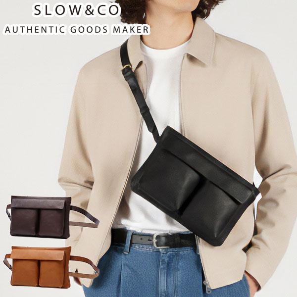 最大49%★7/1限定 SLOW ボディバッグ メンズ レディース スロウ バッグ 本革 革 レザー...