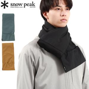 セール20%OFF スノーピーク マフラー メンズ レディース snow peak ブランド 無地 薄手 洗える 防水 透湿 防寒 防風 暖かい 2L Octa Stole AC-23AU007｜galleria-store