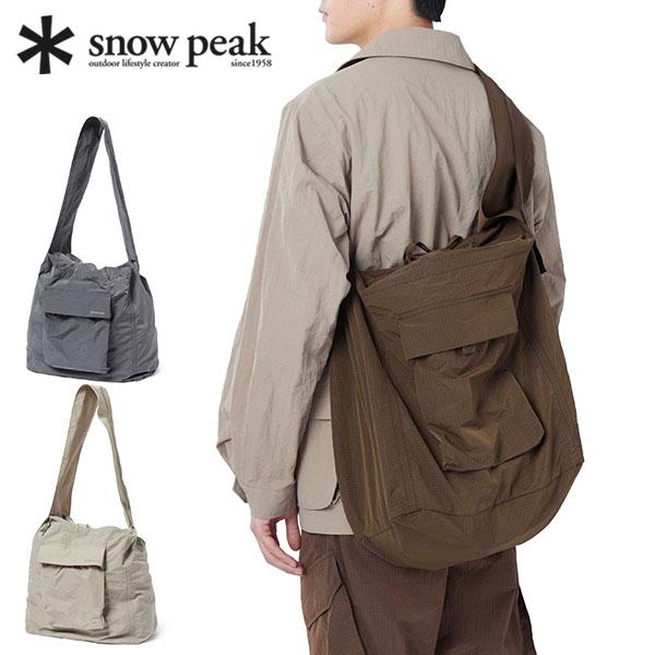 最大45%★3/5限定 スノーピーク ショルダーバッグ メンズ レディース 大きめ snow pea...