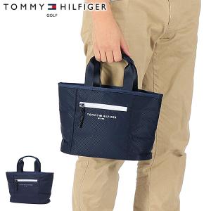 最大40%★4/1限定 トミー ヒルフィガー ゴルフ トートバッグ メンズ レディース ラウンドバッグ 小さめ TOMMY HILFIGER GOLF 軽量 A5 シグネチャー THMG4STB