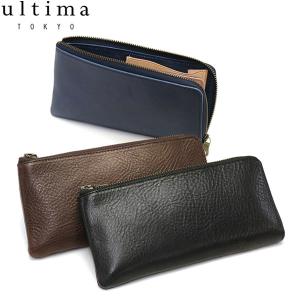新品未使用　ウルティマトーキョー　財布　ブラックレザー　本革　折り財布 ultima TOKYO セール50%OFF ウルティマトーキョー 二つ折り財布