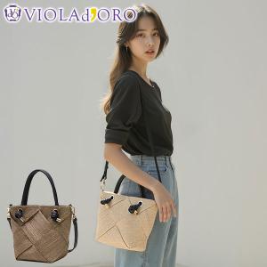 最大42%★8/23迄 正規品 ヴィオラドーロ かごバッグ レディース トートバッグ VIOLAd'ORO おしゃれ 上品 ナチュラル 小さめ カゴバッグ 軽量 V-8845