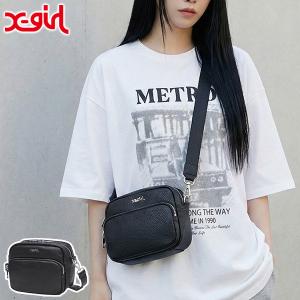 X-girl（エックスガール） マルチポケット フェイクレザーショルダー