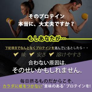無添加プロテイン ホエイ 糖質ゼロ 人工甘味料...の詳細画像3