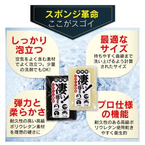 スポンジ キッチンスポンジ 2個 食器スポンジ...の詳細画像1
