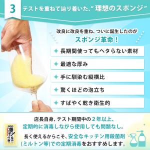 スポンジ キッチンスポンジ 2個 食器スポンジ...の詳細画像4