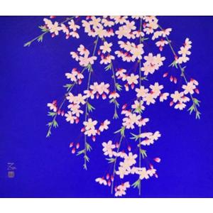 小田部 正邦「枝垂れ桜」日本画｜gallery-kazenotayori