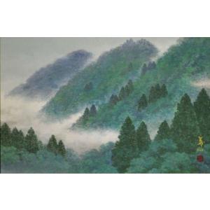 南 義信「山気」日本画｜gallery-kazenotayori