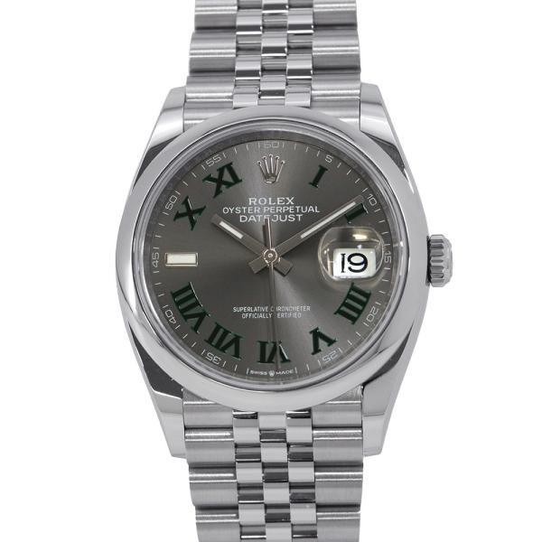 ロレックス デイトジャスト36 126200 ROLEX 腕時計 スレート文字盤 ローマン 【安心保...