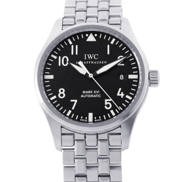 IWC パイロットウォッチ マークXVI IW325504 腕時計 黒文字盤 【安心保証】