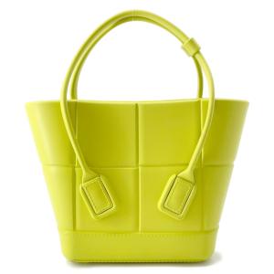 ボッテガヴェネタ ハンドバッグ アルコ トート ミニ ラバー BOTTEGA VENETA バッグ 中古