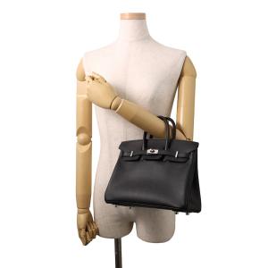 エルメス バーキン25 ブラック/シルバー金具...の詳細画像3