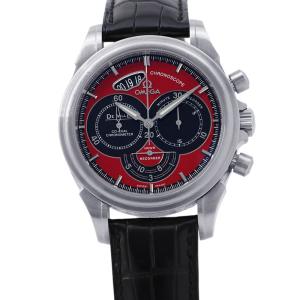 オメガ デビル クロノスコープ コーアクシャル 4851.61.31 OMEGA 腕時計 レッド文字盤 中古