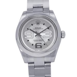 ロレックス オイスターパーペチュアル31 M番 177200 ROLEX ウォッチ 腕時計 シルバー文字盤 ビッグアラビア 中古