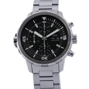 IWC アクアタイマー クロノグラフ IW376804 腕時計 黒文字盤 中古