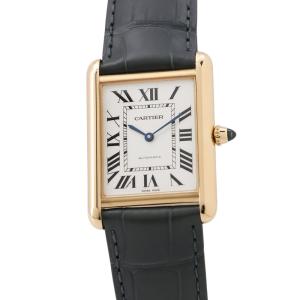 カルティエ タンク ルイ カルティエ LM WGTA0357 Cartier 腕時計 アイボリー文字盤 【安心保証】