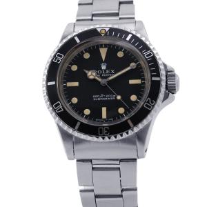 ロレックス サブマリーナノンデイト 5513 ROLEX 腕時計 黒文字盤 中古