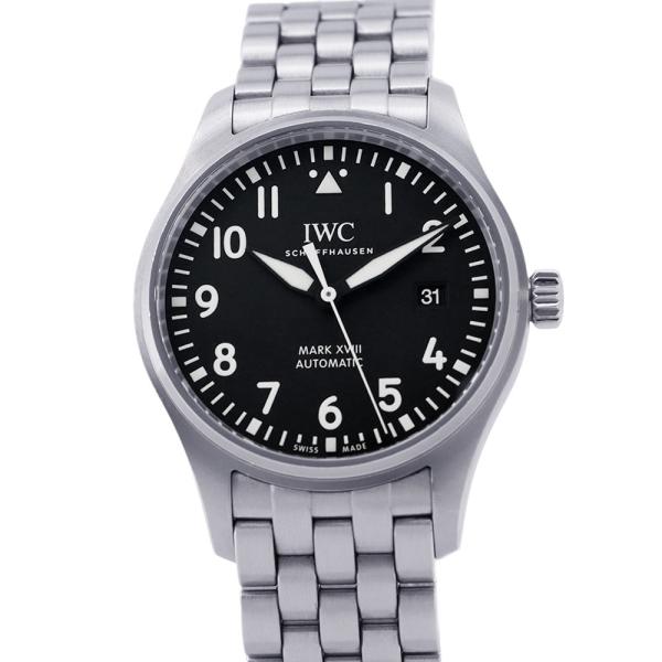 IWC パイロット ウォッチ マークXVIII IW327015 腕時計 黒文字盤 【安心保証】