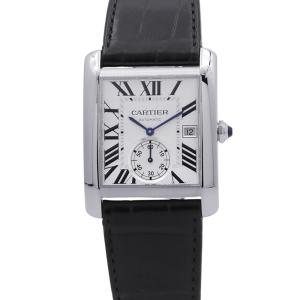 カルティエ タンクMC W5330003 Cartier 腕時計 シルバー文字盤 中古