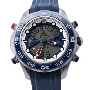 オメガ シーマスター レガッタ 第37回アメリカズカップ 216.92.46.79.10.001 OMEGA 腕時計 グレー文字盤 中古