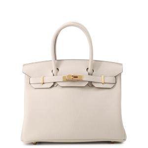 エルメス バーキン30 クレ/ゴールド金具 トゴ G刻印 HERMES Birkin ハンドバッグ