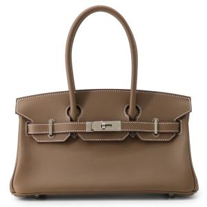 エルメス ショルダーバーキン29 エトゥープ/シルバー金具 エバーカラー K刻印 HERMES Birkin