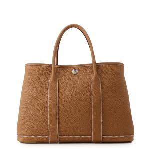 エルメス トートバッグ ガーデンパーティTPM ゴールド/シルバー金具 ネゴンダ G刻印 HERMES