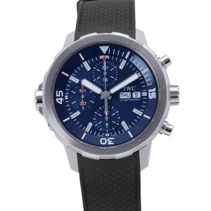 IWC アクアタイマー クロノグラフ エクスペディション・ジャック=イヴ・クストー IW376805 腕時計 ウォッチ ブルー文字盤 中古
