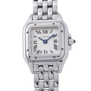 カルティエ パンテール ドゥ カルティエ ミニ WSPN0019 Cartier 腕時計 レディース シルバー文字盤 中古
